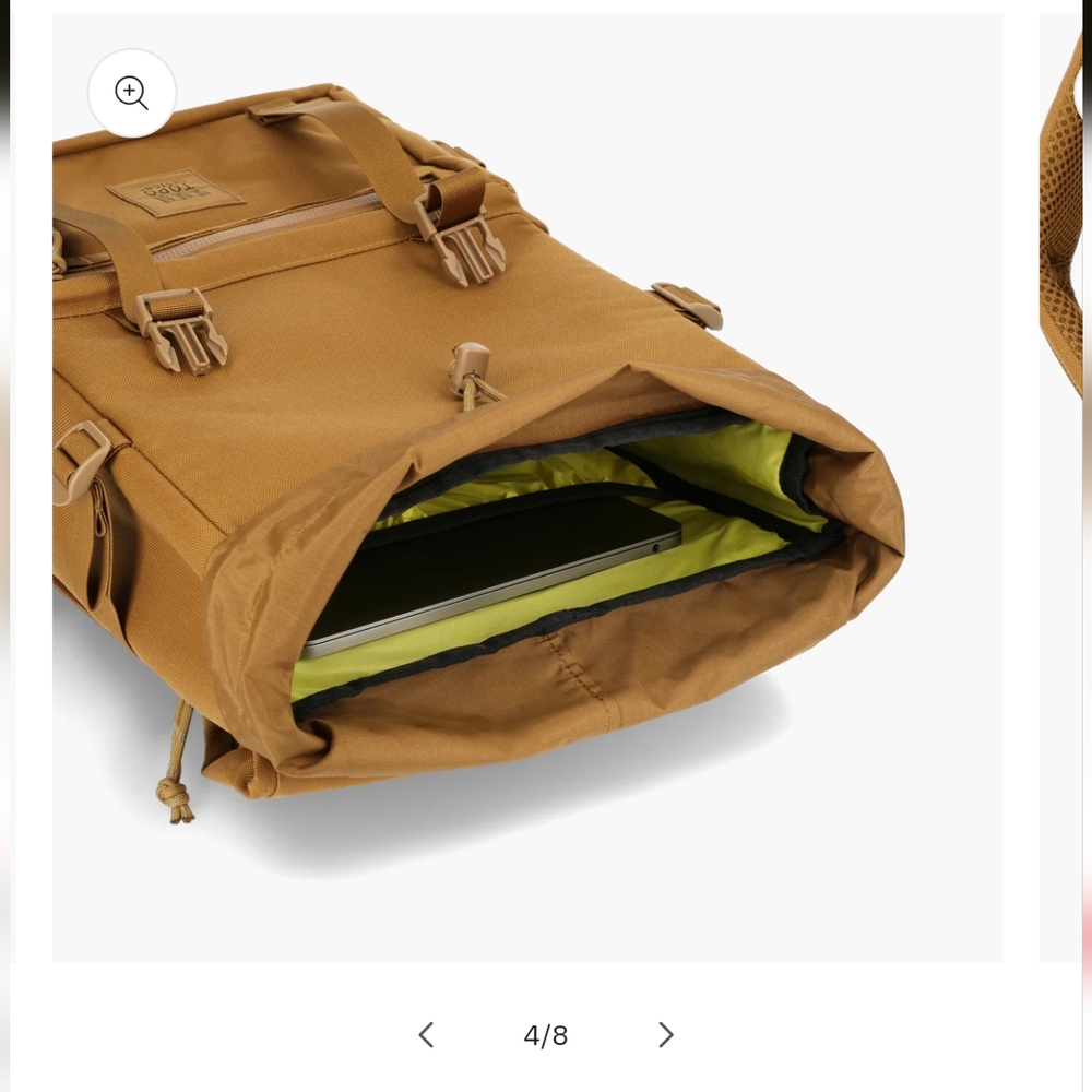 Topo Designs Rover Pack Tech Backpack - Navy - Picture 2 of 6